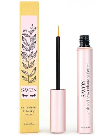 Organic Lash Growth Serum for Thicker Longer Eyelashes and Eyebrows - with Biotin Peptides and Panthenol - Natural and Cruelty Free - USA - Lash and Brow Boost Serum - Eyelash Conditioner