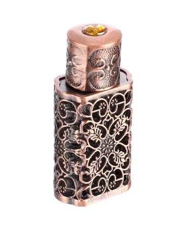 ULTECHNOVO Metal Essential Oil Bottle Lotion Container Essential Oils Spray Bottle Mini Lotions Glass Terrarium Essential Oils Dropper Bottle Glass Droppers Decorate Travel Refill Shell Metal