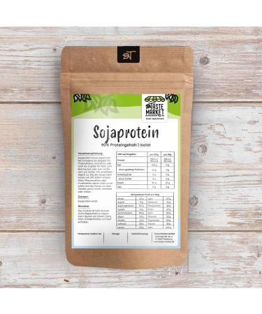 200g Soy Protein Isolate | 90% Vegan Protein Powder | Taste Market - High-Quality Soy Protein for Optimal Nutrition - Buy Online on GoSupps.com