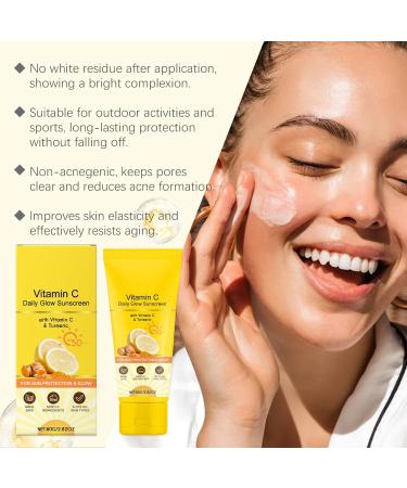  Orgrul Vitamin C Daily Glow SPF 50 PA+++ Sunscreen reduces tan and spectrum sun protection non-serious (3) - Buy Online on GoSupps.com