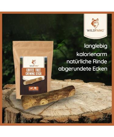 Wildfang Coffee Wood Chew Toy for Dogs & Puppies - 100% Natural Durable Splinter-Free Perfect for Pets Up to 15 kg - Buy Online on GoSupps.com