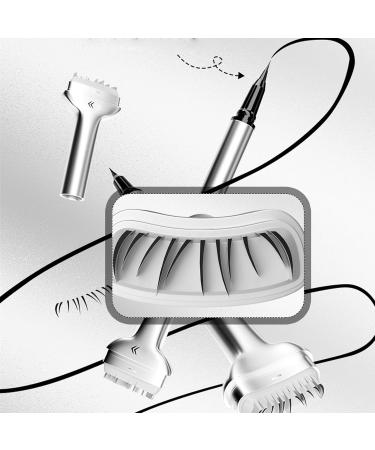 Lower Lash Stamp 2 In 1 Mascara Stamp Eyeliners Reusable Eyelash Stamp Tool Lash stamp with ink for Eye Makeup Tool for Beginner (Black+Brown) - Buy Online on GoSupps.com