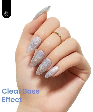 Beetles 15ml Holographic Silver Glitter Gel Nail Polish - Digital Error Unicorn Effect - Soak Off UV LED - Spring/Summer Design - 1Pcs Pack - Buy Online on GoSupps.com