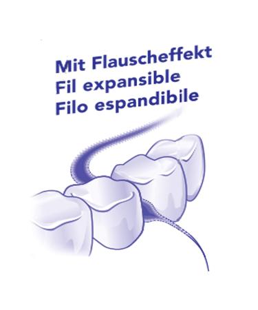 Meridol Fluffy Tooth Silk Dental Floss - 40m Interdental Cleaning Fresh Mint Aroma Gentle Gum Care (1-Pack) - Buy Online on GoSupps.com