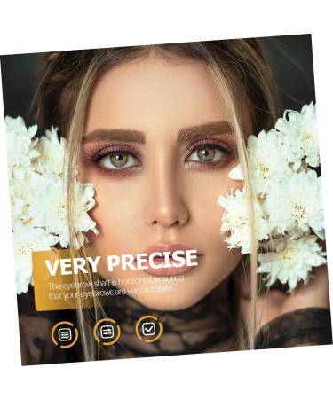 IWOWHERO Metal Stencils eyebrow design eyebrow card Eyebrow Ruler Eyebrow Positioning Ruler eyebrow trimming Survey ruler - Buy Online on GoSupps.com