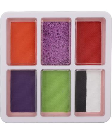  YIZISECCE Children's face painting kit 6 grids cosmetic pigments for the body cosplay/craft party - Buy Online on GoSupps.com
