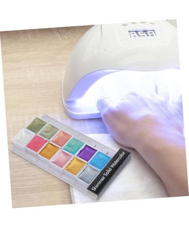  Anneome Anneome 1 Box Pearl Pigment Solid Cosmetic Quality Mica Powder Nail Decoration Eyeshadow Pigment for Nail Art Decor Nail Art Flash Pigment Powder - Buy Online on GoSupps.com