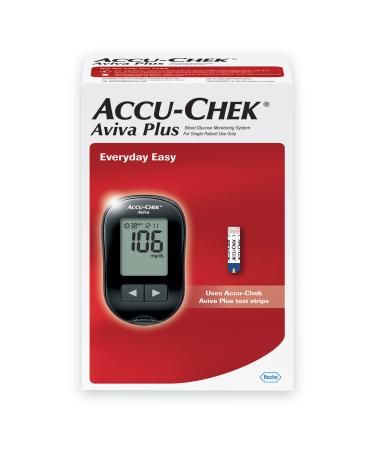 Accu-Chek Aviva Plus Meter for Diabetic Blood Glucose Testing