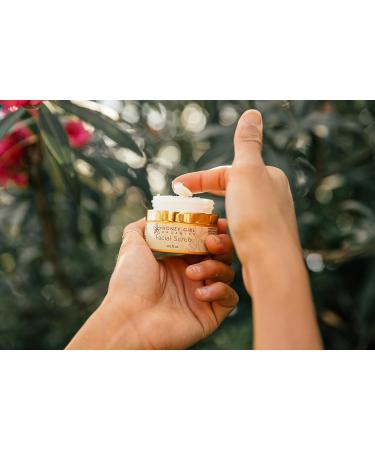 Shop Honey Girl Organics Facial Scrub - Natural Moisturizing & Exfoliating Face Scrub for Acne Fine Lines & Wrinkles - Made in Hawaii (1.75oz - Buy Online on GoSupps.com