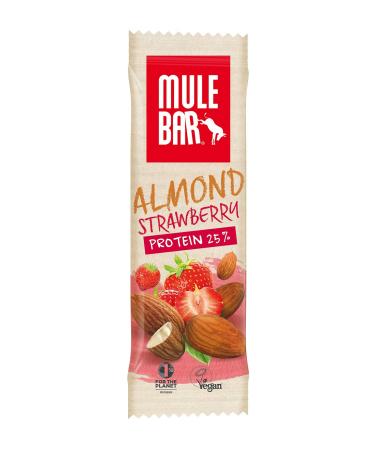 Barre prot in e Mulebar Vegan 42g : Amande - Fraise (25% prot ines)