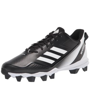 adidas Men's Icon 7 Md Baseball Shoe 10 Black/White/White