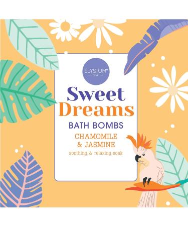 Elysium Spa Chamomile & Jasmine Bath Bombs Chamomile & Jasmine 16.67 g (Pack of 3) - Buy Online on GoSupps.com