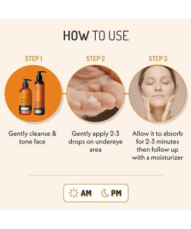 Eve Hansen Vitamin C Eye Gel | Dark Circle & Puffiness Treatment with Hyaluronic Acid | Anti-Aging Eye Repair Cream | 1 oz - Buy Online on GoSupps.com