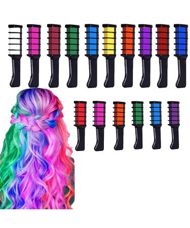 MSDADA Bundle: 10pc Hair Chalk Set for Girls & 6pc Hair Chalk Set For Girls, Fun Gifts for Girls, Kids