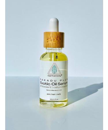 Real Fruit Body Kakadu Plum Exotic Oil Serum - 100% Pure & Natural Cold-Pressed Leaping Bunny Certified Cruelty-Free Organic and Vegan - 1 Fl Ounce | 30 ml 1 Fl Oz (Pack of 1) - Buy Online on GoSupps.com