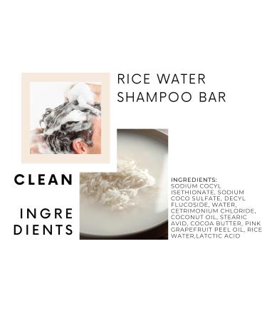 Buy APTHCRY Rice Water Shampoo Bar for Long Hair - Vegan Eco-Friendly Plastic-Free & Sustainable - Citrus Oil Enriched Zero Waste Shampoo - Buy Online on GoSupps.com