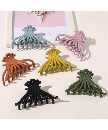 Women Solid Hair Claw Clips Large Hairpins Clamps Hair Barrette Crab Hair Bands Headwear Hair Accessories Gifts 1Pcs (Color : A1) - Buy Online on GoSupps.com