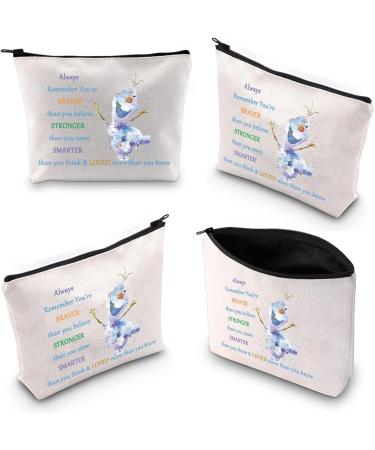 Buy WZMPA Olaf Cosmetic Bag - Snowman Design for Women & Girls | Perfect Gift for Olaf Fans - Buy Online on GoSupps.com
