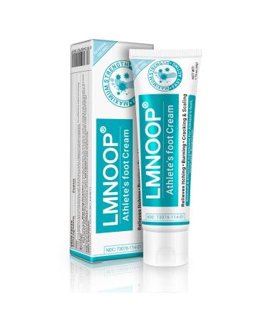 LMNOOP Athlete's foot treatment cream maximum strength for athlete foot (Tinea Pedis) itching bladder burning cracking scaling Beriberi natural herbs Anti-pilz-foot cream 1.76oz (50g) - Buy Online on GoSupps.com