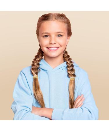Gold Hair Tie Bracelet Set - 9 Pieces Elastic Hair Ties for Women & Girls - Buy Online on GoSupps.com