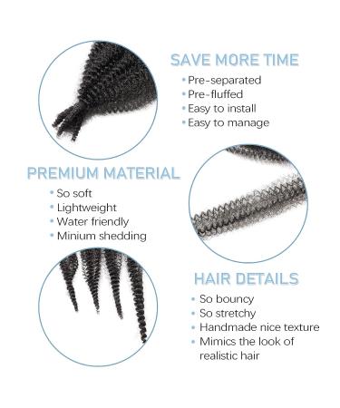Marley Twist Braiding Hair 12 Inch - Ideal for Faux Locs, Passion Twist, Butterfly Locs - Afro Kinky Curly Hair Extensions - Buy Online on GoSupps.com