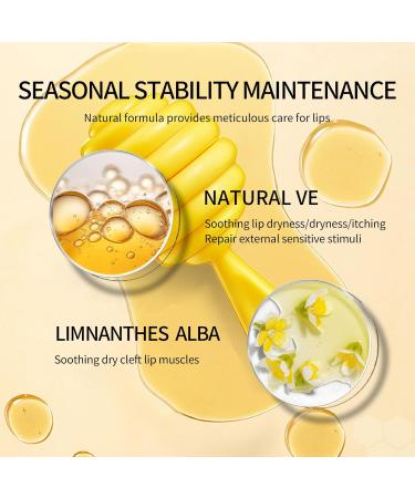 KYDA Bee Lip Balm 2 Pcs - Moisturizing Honey Lip Care for Dry Chapped Lips - Natural Smooth Balm for Women & Girls - Buy Online on GoSupps.com