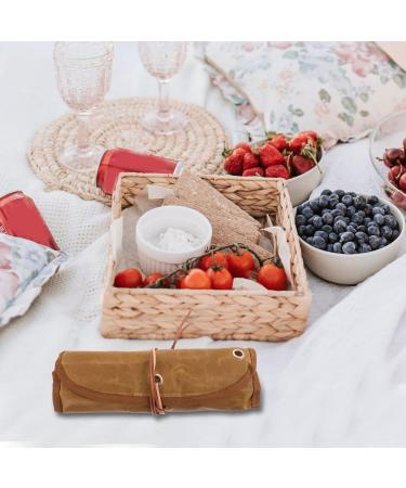 SHERCHPRY Hiking Utensils 1 Set Set Cutlery Storage Bag Camping Eating Utensils Stainless Steel Cutlery Tableware Storage Bag - Buy Online on GoSupps.com