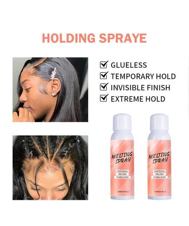 Lace Bond Spray 130ml Daily Melting Spray for Lace Wigs Invisible Wig Glue Spray for Front Lace Wig - Buy Online on GoSupps.com