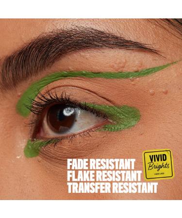 NYX Vivid Brights Liquid Liner - Ghosted Green 02 | Smear-Resistant & Precise Eyeliner - Buy Online on GoSupps.com