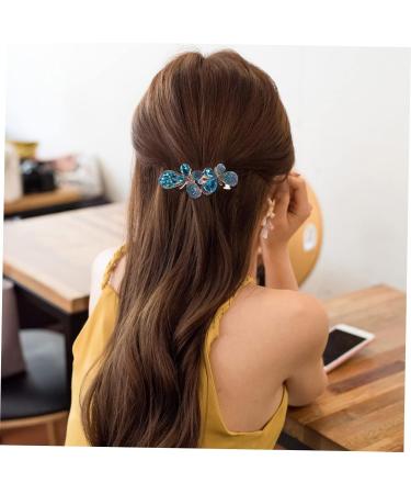 Beaupretty Spring Hair Clip rhinestone hair clip girls hair clips hair barrettes for girls blue hair clips barrettes for thick hair girl hair clips bridal hair pin rhinestones Miss - Buy Online on GoSupps.com