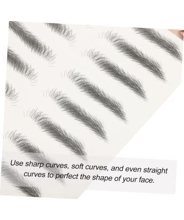 Mipcase 8pcs Imitation Eco Eyebrow Sticker Stickers 6d Hair-like Eyebrows Water Transfer Eyebrow Sticker 3d - Buy Online on GoSupps.com