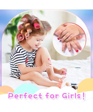  ETYJO Kids Nail Polish Set 6 Pcs Non Toxic Peel Off Quick Dry Water Based Nail Polish for Kids Girls Birthday Gift - Buy Online on GoSupps.com
