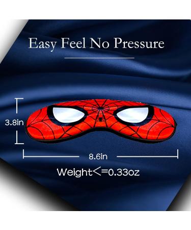 Mukveitn Silk Sleep Mask for Kids 2PACK - Adjustable Lightweight Eye Mask for Boys, Women, Men - Ideal for Sleeping, Travel, Parties - Includes 1 Storage Bag - Buy Online on GoSupps.com