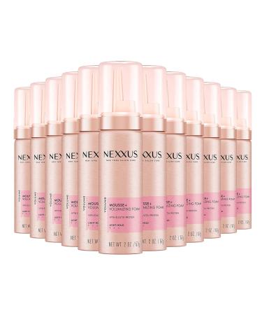 Nexxus Hair Mousse Travel & Trial Volumizing Foam Volumizing Hair Mousse Volume Hair Styling 2 oz 12 Count Natural 2 Ounce (Pack of 12) - Buy Online on GoSupps.com