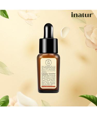 INATUR Kumkumadi Facial Oil - Organic Ayurvedic Anti-Aging Treatment | 12 ml - Buy Online on GoSupps.com