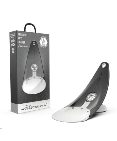 PuttOUT Premium Pressure Putt Trainer - Perfect Your Golf Putting Stone Single