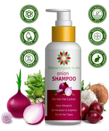Global Organic India Complete Hair Care Kit With Onion Shampoo+ Onion oil (200 ml each) - Buy Online on GoSupps.com