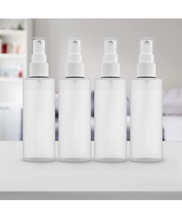 Made in USA Plastic Spray Bottle Fine Mist 4 Oz (120ml) - 4 Pack | Refillable, Reusable, Portable Sprayer for Household, Essential Oils, Cleaning Solutions, Perfume - Leak Proof & Travel Size - Buy Online on GoSupps.com