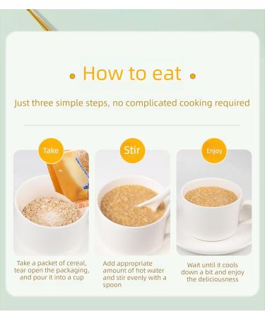 420 g de c r ales au lait de noix de coco avec fruits Instant Oatmeal C r ales pour petit d jeuner riches en nutriments d licieuses et pratiques - Buy Online on GoSupps.com