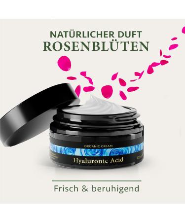 Buy Hyaluron Cream 100ml - High-Dose Hyaluronic Acid Organic Aloe Vera & Vitamin E - Vegan Moisture Face Cream for Men & Women - Buy Online on GoSupps.com