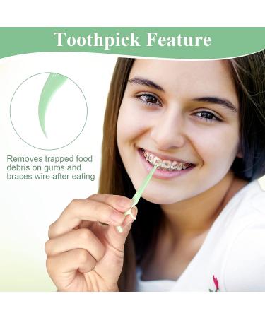 Orthodontic Flossers for Braces - 150 Count with Dispenser | Dental Floss Picks for Kids & Adults - 50 Count Bag (Pack of 3) - Buy Online on GoSupps.com