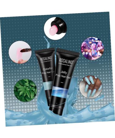 18 Pieces Nail Gel Nail Accessories Nail Extension Gel Nail Polish Clear Nail Polish Nail Art Design Accessories Manicure Gel Colour Nail Polish Glue Extension Glue - Buy Online on GoSupps.com