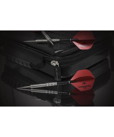 Aitour Ever Mission Darts W118 ABS-1 Slimline Metallic Black Darts Case - Buy Online on GoSupps.com