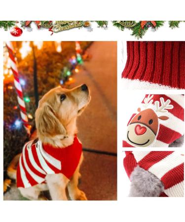 Abrrlo Christmas Dog Sweater - Warm & Fashionable Winter Pet Sweater | Perfect Gift for Vacations & Parties - Buy Online on GoSupps.com