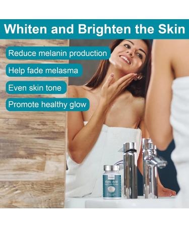 Pure Kojic Acid Powder (50g) for Skin Whitening, Even Skin Tone, Dark Spot Reduction - DIY Soaps, Creams, Serums - Buy Online on GoSupps.com