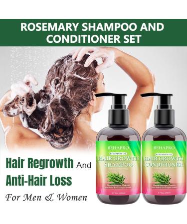 Hair Growth Shampoo and Conditioner Sets w/6 in 1 Heat Protectant Spray Rosemary Oil Biotin Keratin Caffeine Sulfate Free Hair Thickening Products for Thinning Hair & Hair Loss Gifts for Women Men - Buy Online on GoSupps.com