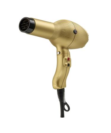 Gamma+ Absolute Power & Absolute 2000 Professional Tourmaline Ionic Hair Dryer - Unisex Gold Includes 2 Concentrator Nozzles - International Shipping Available - Buy Online on GoSupps.com