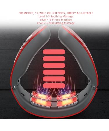 Neck Massager - 6 Modes & 9 Levels U-Shape Shoulder Relief for Cervical Vertebra | Shop Internationally! - Buy Online on GoSupps.com