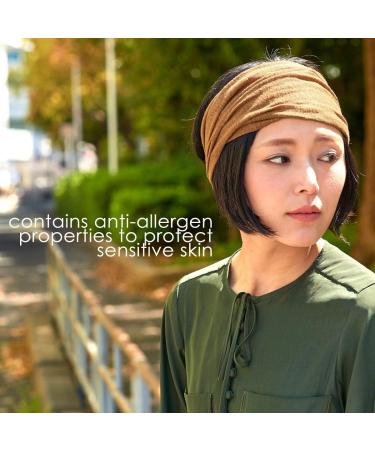 Casualbox | Linen Yoga Head Band Bandana Natural Elastic Hairband Sports Fashion Wrap Black(Size: One Size) - Buy Online on GoSupps.com