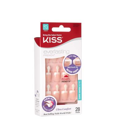 Kiss Everlasting French Nails 2 Pack EF09 - 28 Count x 2 | Long-lasting Salon-quality Nails - Buy Online on GoSupps.com